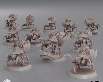 Brain Bugs (5-20) - Deep Hive - Oshounaminis - Tabletop wargaming miniature for Grimdark | OPR | Sci-fi | Alien Bug Proxy | 3D printed model