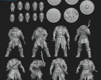 Raider Builder - Frigid Miniatures - Tabletop Wargaming for Grimdark | Alternative  | OPR Sci-Fi mini