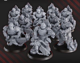 Ignisaurus Clan Team Ignitium - Empire - Grimdark - DakkaDakka - Sci-Fi Grimdark Squad Miniatures