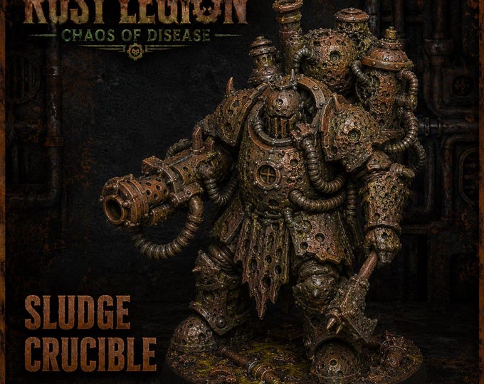 Sludge Crucible | Rust Legion / Chaos of Disease | HGM Exclusive 32mm Resin Character Miniature