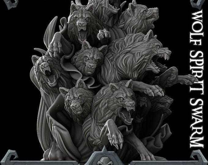 Wolf Spirit Swarm - Rocket Pig Games - Fantasy Resin Unit