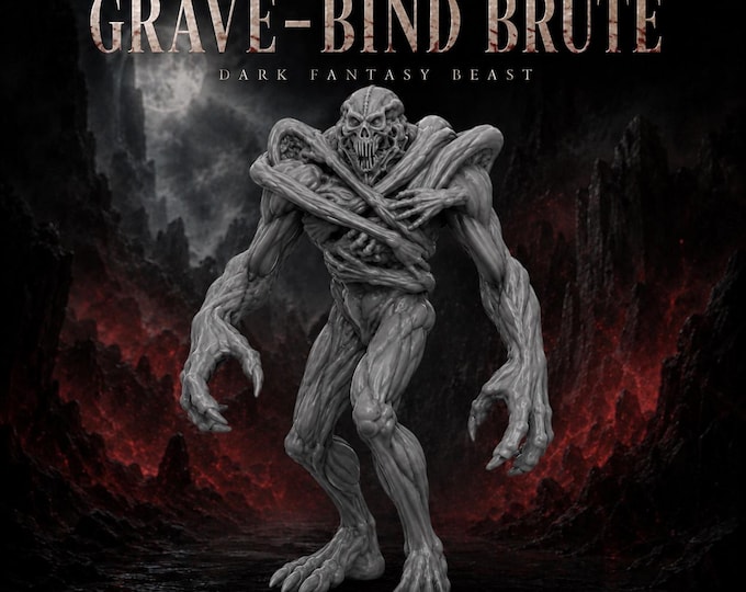 Grave-Bind Brute - HGM Exclusive Resin Dark Fantasy Monster Miniature