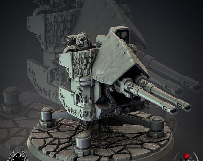 FlameLizard Turret – Eight Legs Miniatures – Sci-Fi – Resin Unit