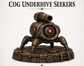 Hollow Cog UnderHive Seeker - Hollow Legion - Highland Gaming Minis Exclusive - Sci-Fi Resin Miniature