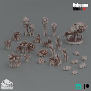 Terrain - Basing Terrain - Deep hive - Oshounaminis - Tabletop Wargaming for Grimdark | Alternative  | OPR Sci-Fi mini