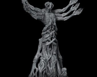 Chaos Demon Sorter of the Damned - Fantasy Miniature  - Rocket Pig Games - Tabletop Wargaming for Grimdark | OPR Sci-Fi & Fantasy Resin Mini