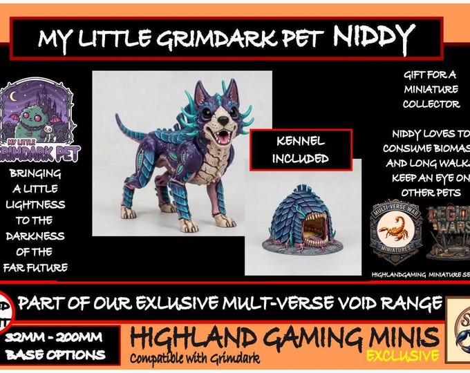 Niddy | 2 Multi-Verse Warp Wars Sci-Fi Resin Monsters | 28–100mm | HGM Exclusive