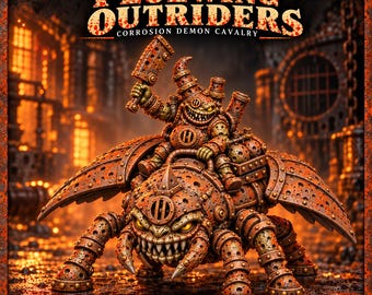 Fluewing Outriders Demon Cavalry | Choose 1 Pose, 3 or All 6 | Rust Legion Cankerborn Resin Miniatures | HGM Exclusive