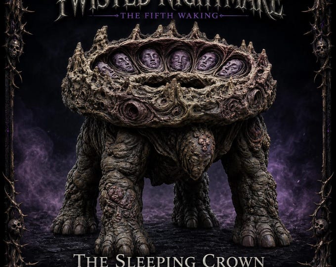 The Sleeping Crown | Twisted Nightmare Resin Horror Monster Miniature | HGM Exclusive