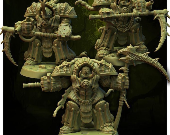 Chaos Plague Reapers Scarab Wardens Guardians - God Immaterium Miniatures - Tabletop Wargaming for Grimdark | Alternative  | OPR Sci-Fi mini