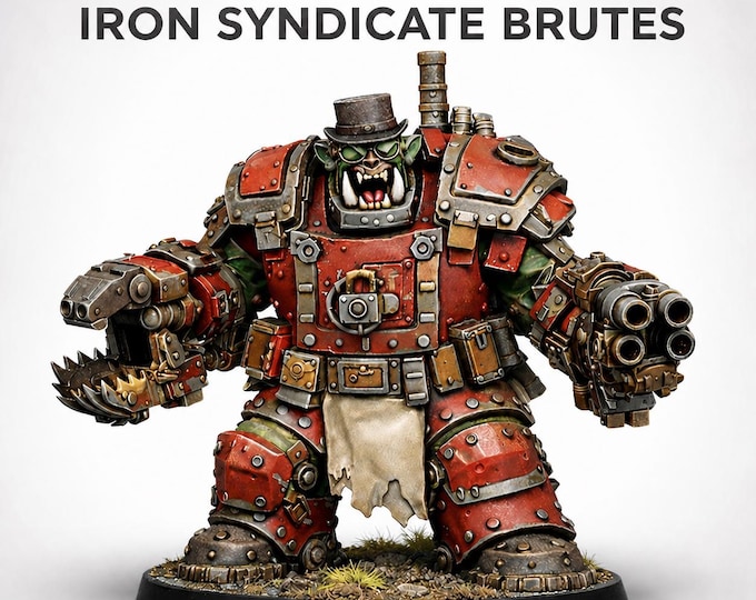 Blackwharf Brutes - 1, 3 or 6 Heavy Orc Resin Miniatures - HGM Exclusive