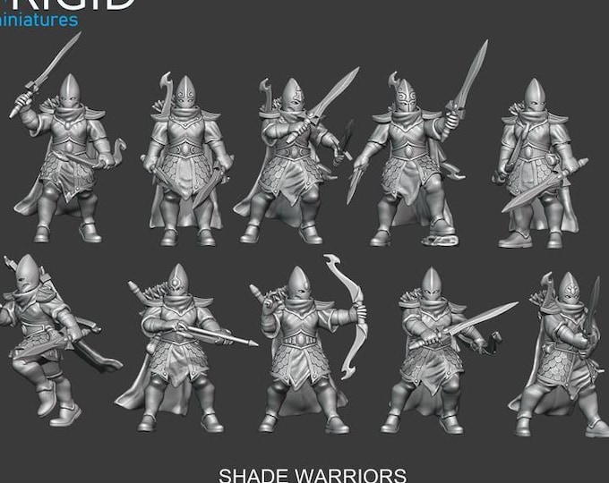 Shade Warriors - Frigid Miniatures - Tabletop Wargaming for Grimdark | Alternative  | OPR Sci-Fi mini