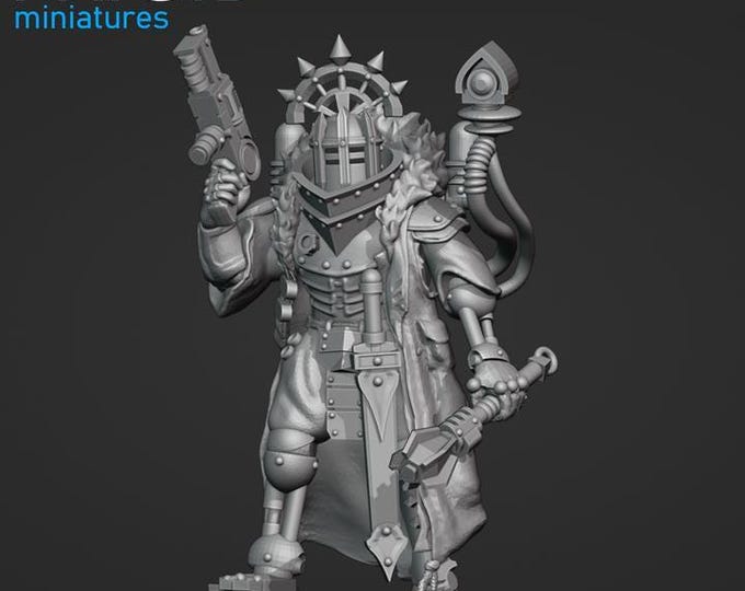 Steelborn Enforcer - Frigid Miniatures - Tabletop Wargaming for Grimdark | Alternative  | OPR Sci-Fi mini
