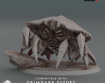 Slasher Crab 2.0 - Deep Hive - Oshounaminis - Tabletop wargaming miniature for Grimdark | OPR | Sci-fi | Alien Bug Proxy | Printed mini