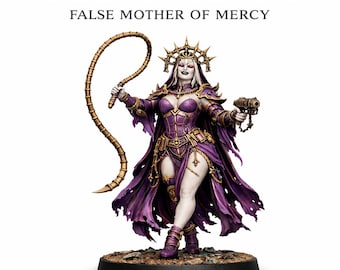 Fallen Sister Of Excess - Velistra False Mother of Mercy - Marble Legion Legion Wars Highland Gaming Minis Exclusive Multi-Verse Grimdark