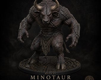 Four Realms Minotaur | Choose Realm & Scale | Resin Myth Monster | HGM Exclusive
