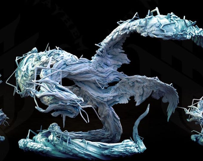 Storm Dragon Fantasy Miniature  - Mini Monster Mayhem - Tabletop Wargaming for Grimdark | OPR Sci-Fi & Fantasy