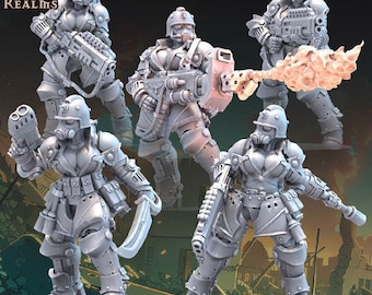 Imperial Cult Of Death Engineers – Across The Realms – Sci-Fi – Resin Unit