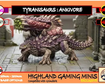 Space Bug Solvix Ankivore Our New Exclusive Alien Dinosaur Faction Range Highland Gaming Minis Tabletop Wargaming Grimdark Sc-fi