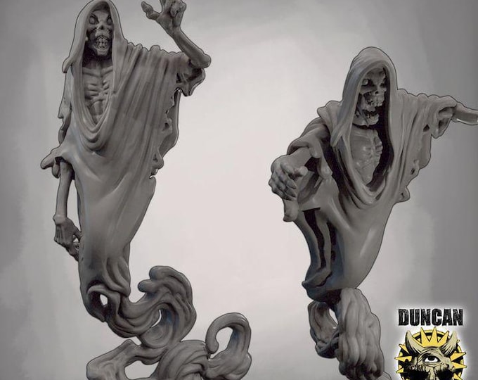 Ghosts -  Duncan Shadow - Tabletop Wargaming for Grimdark | OPR Sci-Fi & Fantasy Resin Mini