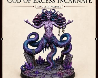 Chaos Goddess of Excess 2.0 - 60-200mm Resin Character - HGM Exclusive