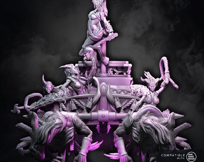 Chaos Excess - Chariots of Excess Mega Collectors Scene! New release August 25 - Wildmesh - Tabletop Wargaming for Grimdark