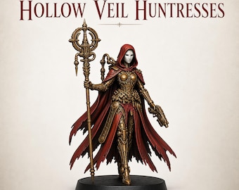 Hollow Veil Huntresses - Hollow Legion - Highland Gaming Minis Exclusive - Sci-Fi Resin Squad