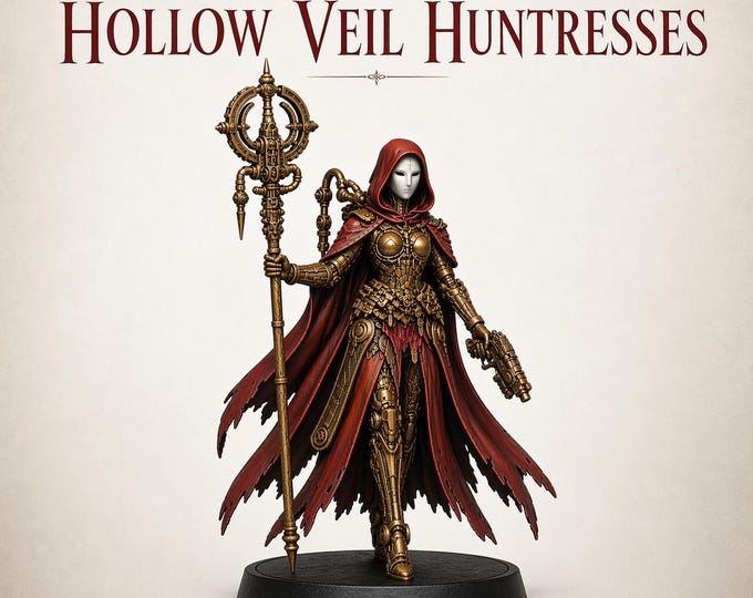 Hollow Veil Huntresses - Hollow Legion - Highland Gaming Minis Exclusive - Sci-Fi Resin Squad