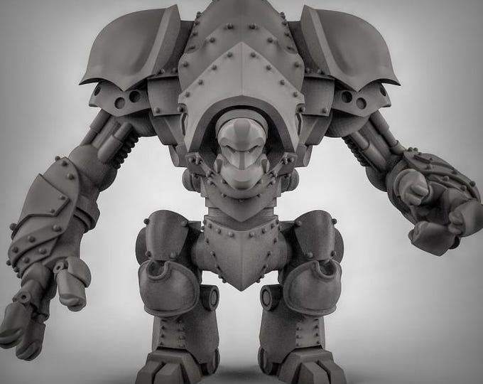 Golem - Sci-Fi  Miniature  - Duncan Shadow - Tabletop Wargaming for Grimdark | OPR Sci-Fi & Fantasy Resin Mini