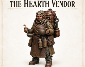 Threshold Keepers The Hearth Vendor - HGM Exclusive Resin NPC Miniature