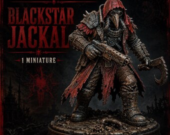 Blackstar Jackal | Legends of Outlaws | HGM Exclusive Physical Resin Character