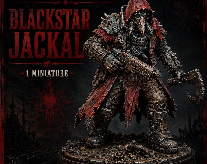 Blackstar Jackal | Legends of Outlaws | HGM Exclusive Physical Resin Character
