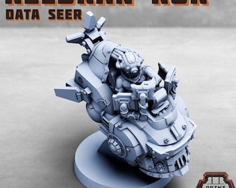 Keldran Kor Data Seer - Print Minis Licensed 28-32mm Resin Sci-Fi Miniature