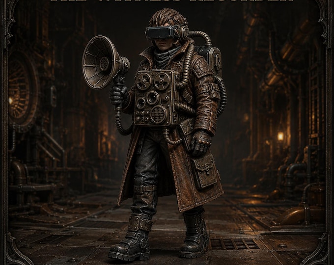 Witness Recorder - 28mm or 32mm Sci-Fi Resin Miniature - HGM Exclusive