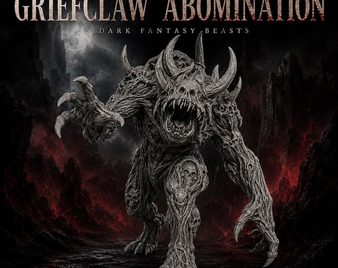 Griefclaw Abomination - HGM Exclusive Resin Dark Fantasy Monster Miniature
