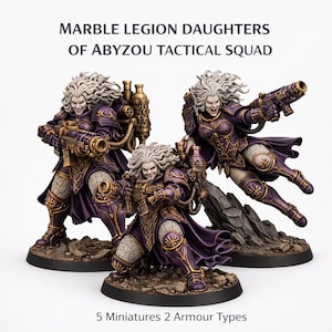 Chaos Of Excess Daughters of Abyzou Tactical Armour Marble Legion HighlandGamingMinis Exclusive Range Tabletop Wargaming for Grimdark