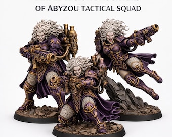 Chaos Of Excess Daughters of Abyzou Tactical Armour Marble Legion HighlandGamingMinis Exclusive Range Tabletop Wargaming for Grimdark