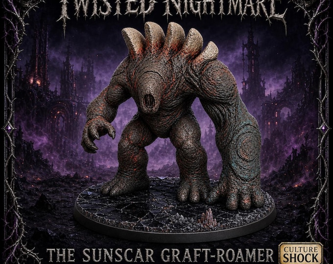 The Sunscar Graft-Roamer | Twisted Nightmare Resin Horror Monster | Culture Shock HGM