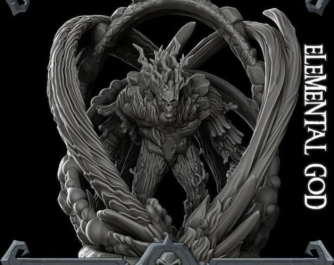 Elemental God - Rocket Pig Games - Fantasy Resin Miniature