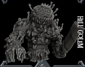 Hell Golem - Rocket Pig Games - Fantasy Resin Miniature