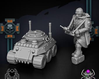 Korps Of Ashes Bomber – Eight Legs Miniatures – Sci-Fi – Resin Unit