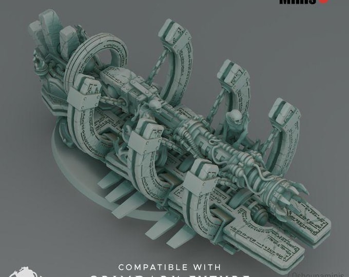 Gong Cannon - Oshounaminis - Doomed Empire - Sci-Fi - Resin Vehicle