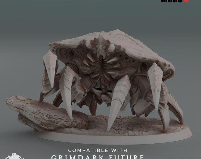 Slasher Crab 2.0 - Deep Hive - Oshounaminis - Tabletop wargaming miniature for Grimdark | OPR | Sci-fi | Alien Bug Proxy | Printed mini