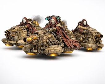 SynthWave Lancers - Hollow Legion - Legion Wars - Exclusive Highland Gaming Minis - Tabletop Wargaming Multi-Verse Grimdark OPR Sci-Fi