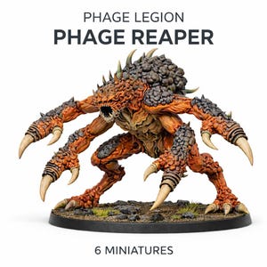 Phage Reapers (5) - Phage Legion - Legion Wars - Exclusive Highland Gaming Minis - Tabletop Wargaming Multi-Verse Grimdark OPR Sci-Fi