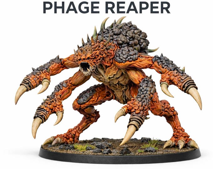 Phage Reapers (5) - Phage Legion - Legion Wars - Exclusive Highland Gaming Minis - Tabletop Wargaming Multi-Verse Grimdark OPR Sci-Fi