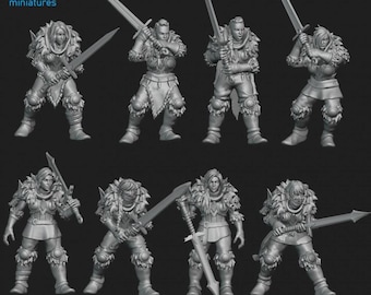 Sisters of the Wolf - Frigid Miniatures - Tabletop Wargaming for Grimdark | Alternative  | OPR Sci-Fi mini
