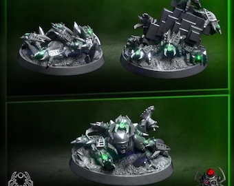 Metal Born Grinder Beetles - Sci-Fi Wargames & TTRPG | Eight Legs Miniatures mini