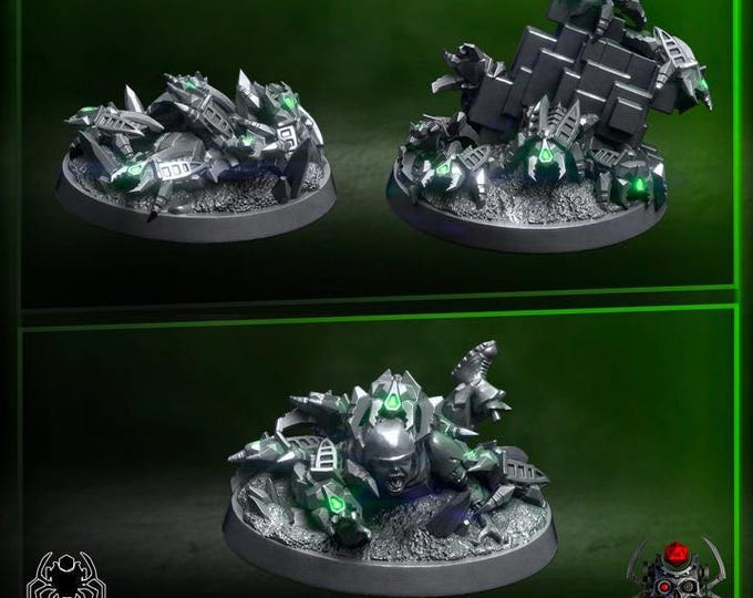 Metal Born Grinder Beetles - Sci-Fi Wargames & TTRPG | Eight Legs Miniatures mini