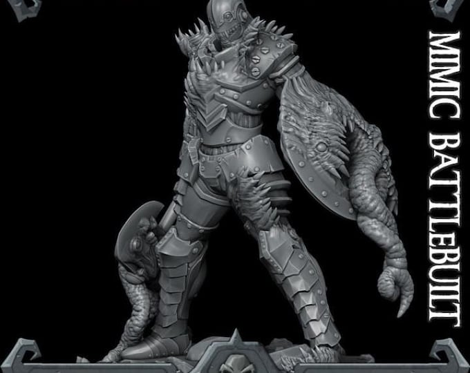 Mimic Battlebuilt - Rocket Pig Games - Tabletop Wargaming for Grimdark | OPR Sci-Fi & Fantasy Resin Mini